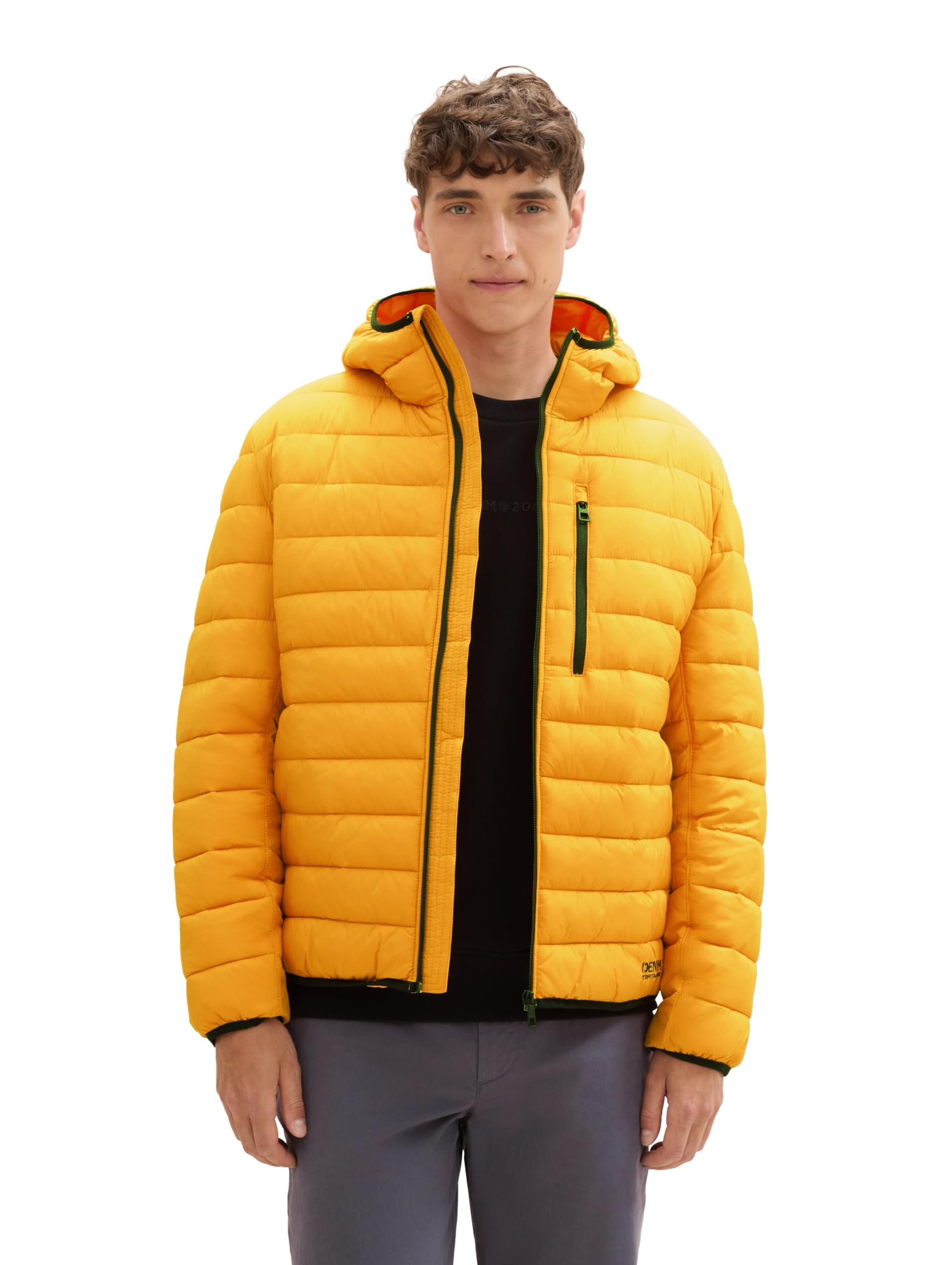 TOM TAILOR Denim Herren 1041340 Lightweight Steppjacke mit Kapuze (1er Pack)