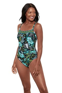 Miraclesuit Womens Swimwear Kara Underwire One Piece Swimsuit