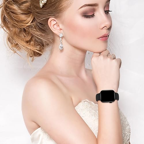 Miniatura 4 de Eilesuny Correas compatibles con Apple Watch de 1.496 in 1.575 in 1.614 in 1.654 in 1.732 in 1.772 in 1.929 in, correa deportiva de repuesto de