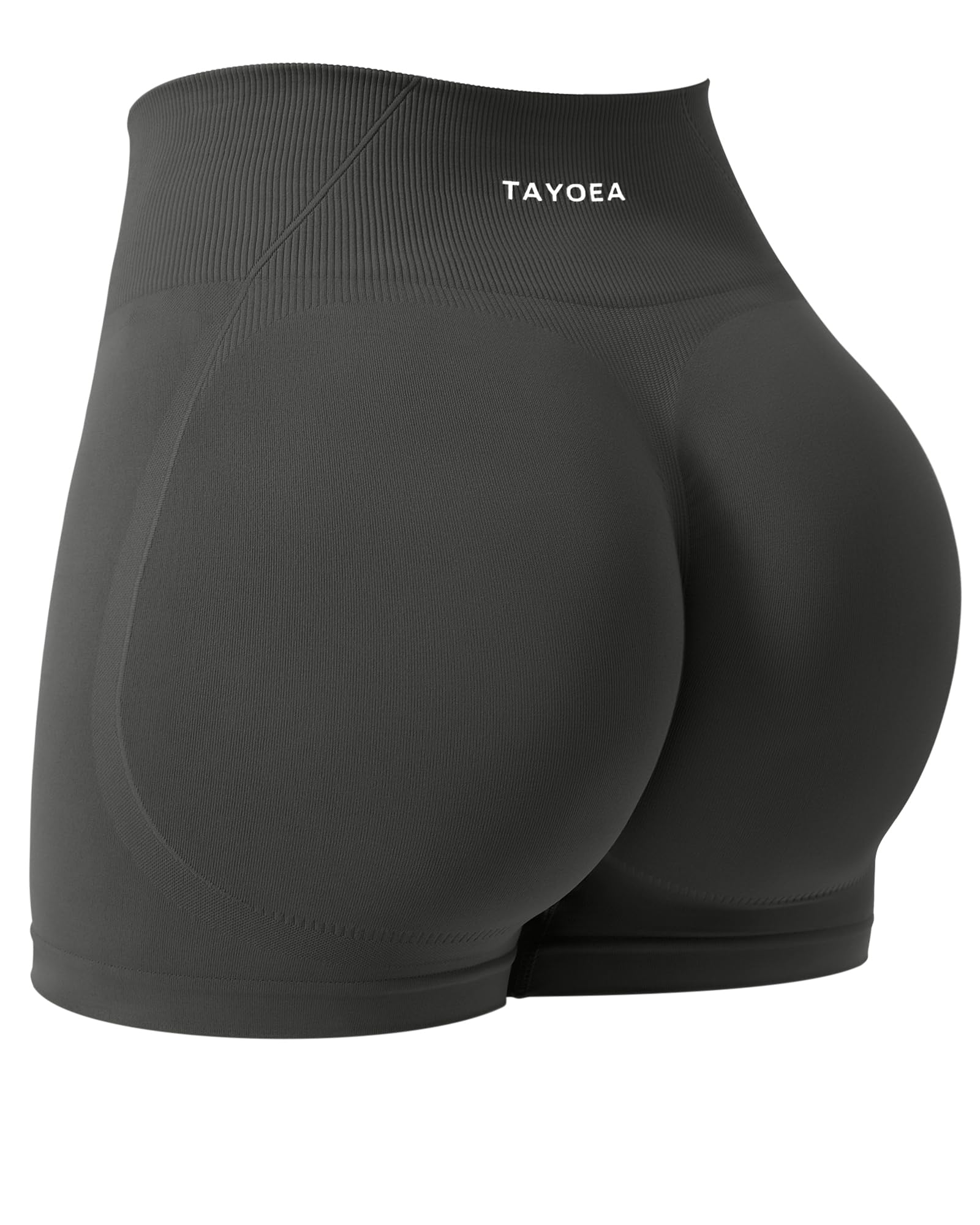 TAYOEA Sport Shorts Damen Scrunch Butt Lifting Gym Kurze Sporthose Push Up Booty Workout Kurze Leggings Seamless Radlerhose Damen für Yoga Fitness