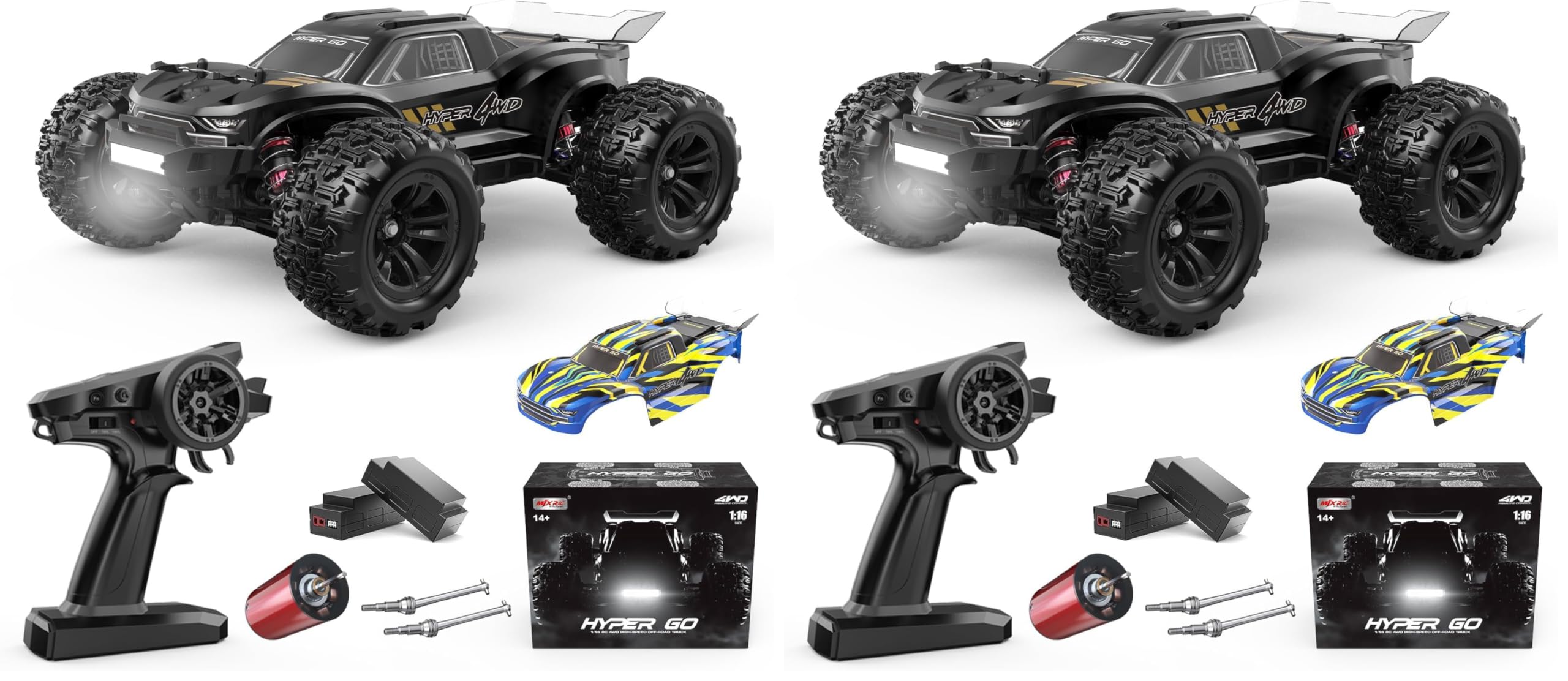 Photo 1 of HYPER GO H16BM 1/16 Scale Brushless RC Truck