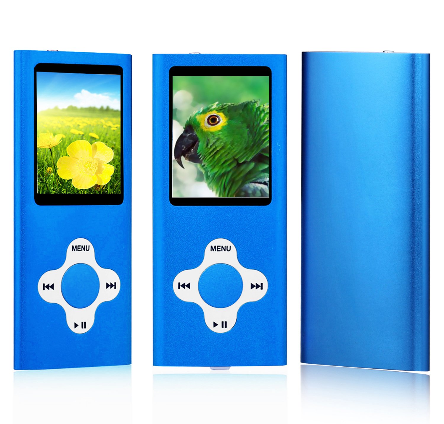 MP3 Player – MP3 Players with 8GB Memory, FM Radio, Voice Recorder & Rechargeable – 4th Generation Portable Music Player for Kids and Travellers – Includes Earphones & USB Cable