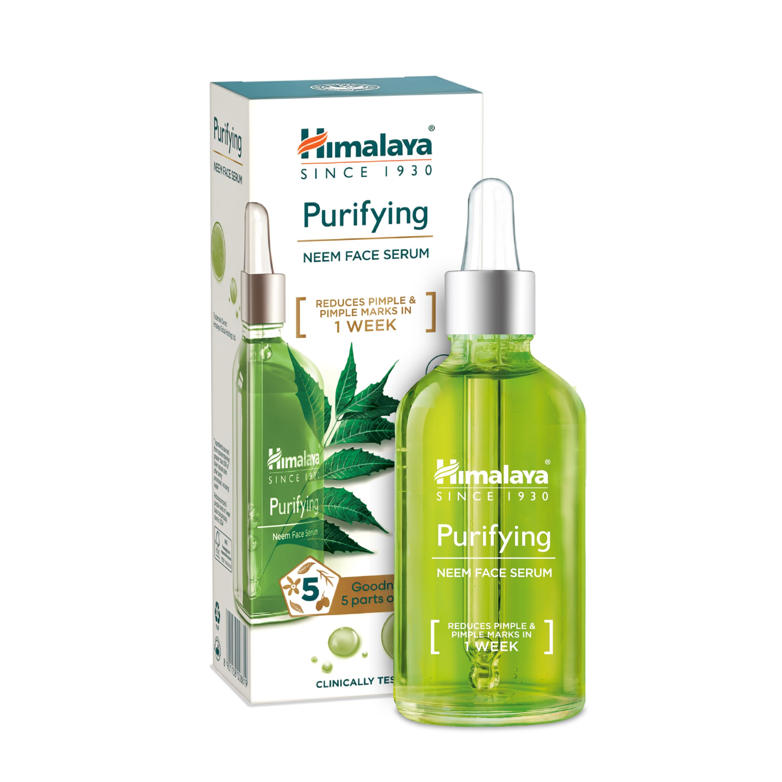 Himalaya Purifying Neem Face Serum | 2% Natural Salicylic Acid + Cica + Neem Extract | 5 Parts of Neem | Reduce Acne & Pimple Marks | 15ml-image-41