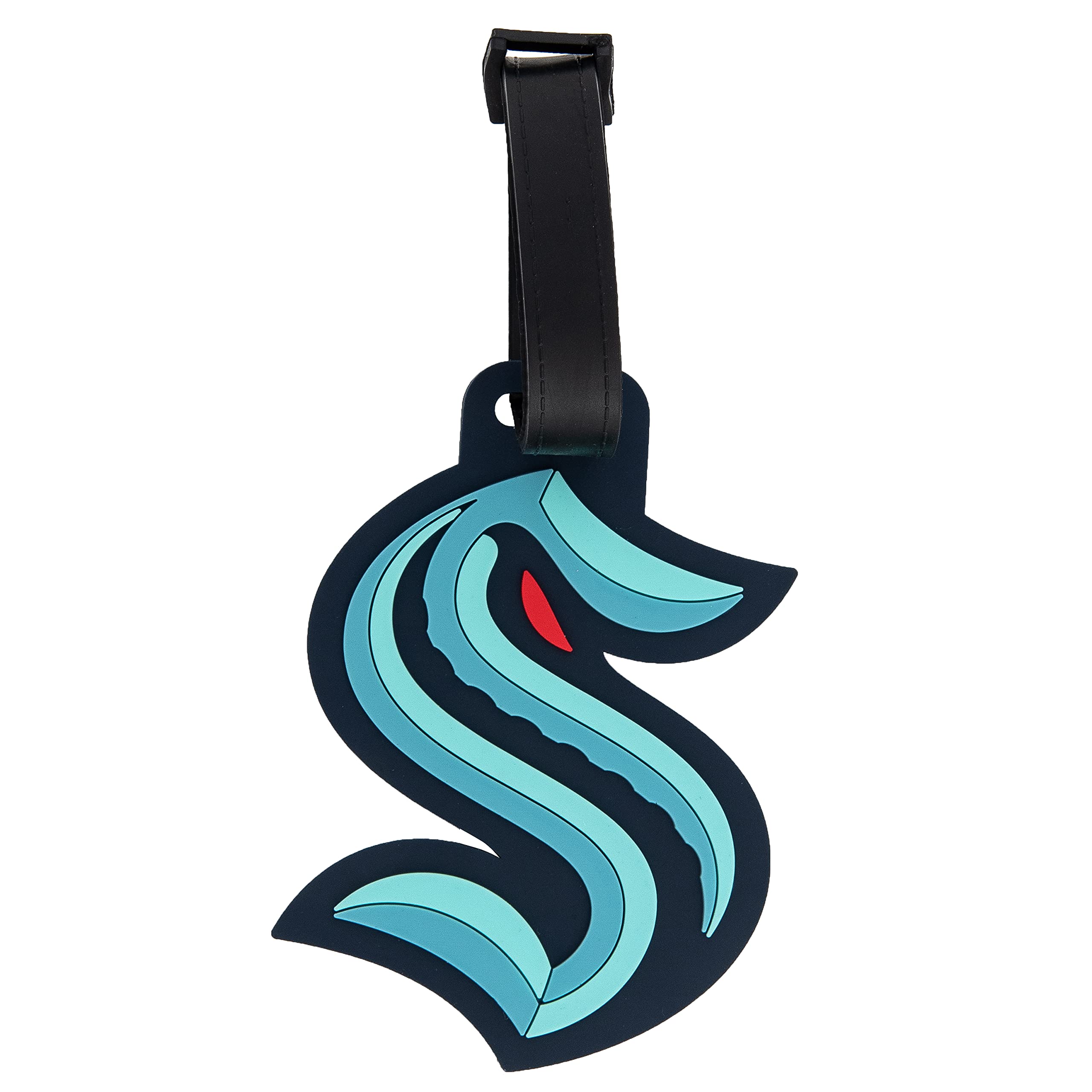 Seattle Kraken Team NHL National Hockey League Luggage Tag Bag (PVC Luggage Tag)