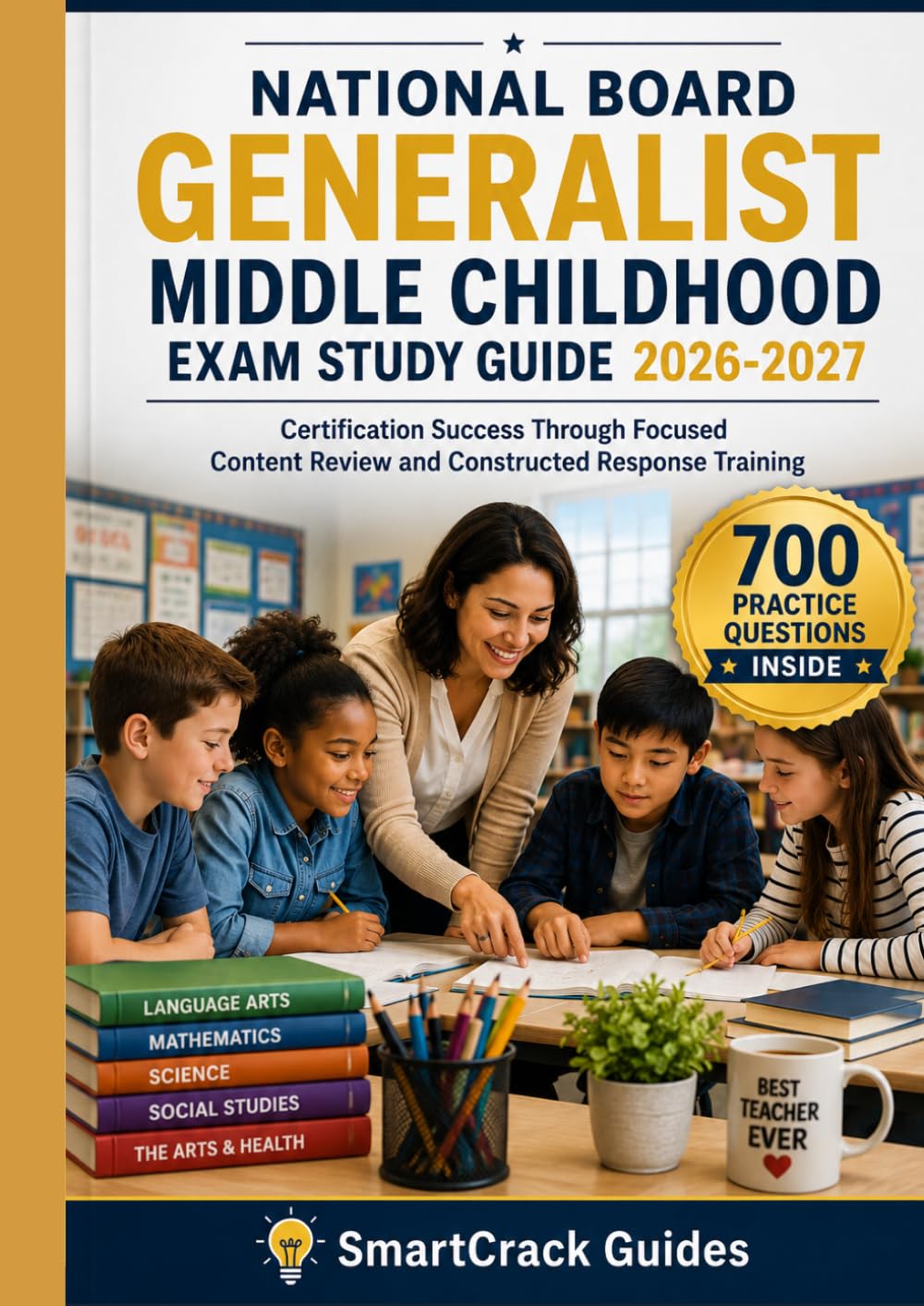 National Board Generalist Middle Childhood Exam Study Guide 2026-2027: Certification Success Through Focused Content Review and Constructed Response Training