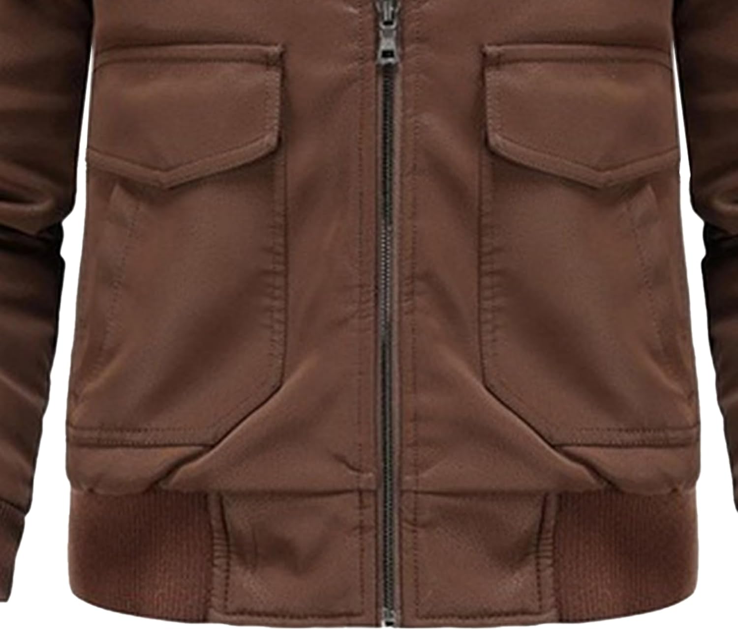 Mens Removable Hood Pu Jacket Stand Collar Motorcycle Bomber Jackets Mens Faux Leather Jacket