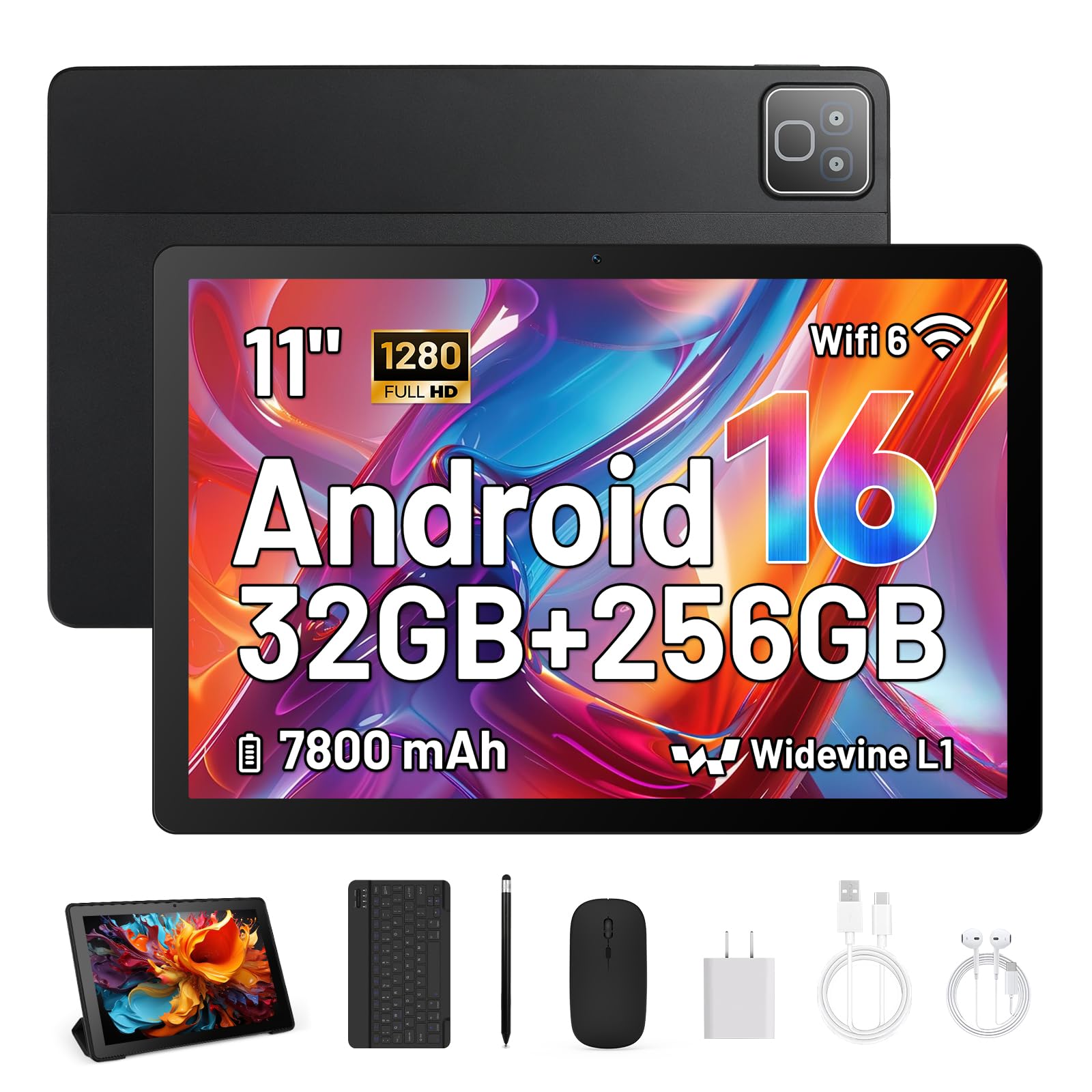 タブレット 11インチ Android 16 32GB RAM 256GB MUISOO Tablet 11 inch Tablets Android 16, 32GB RAM 256GB ROM (1TB