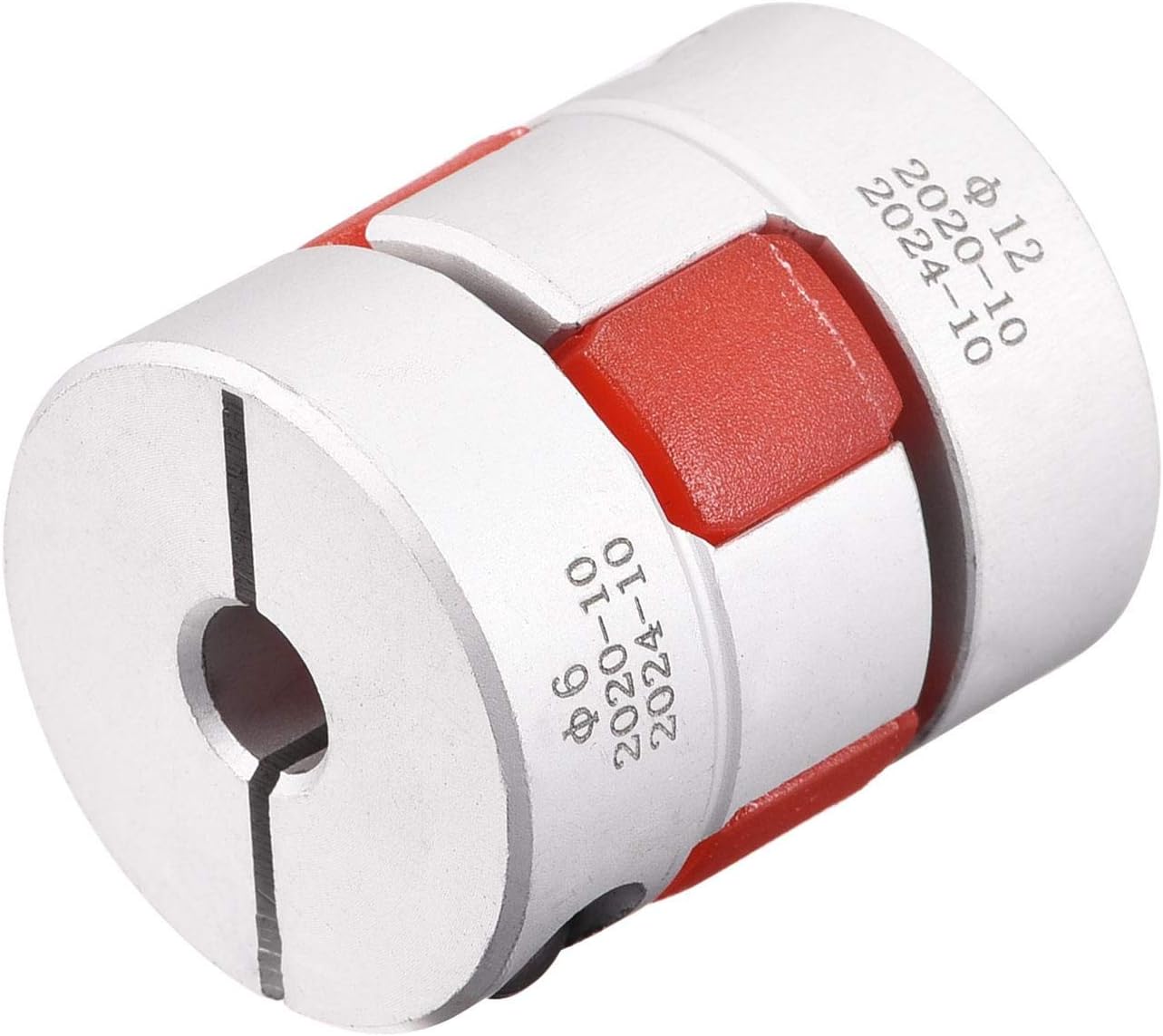 uxcell 6mm to 12mm Bore L31xD25 Flexible Coupling Jaw Coupler Shaft Joint for Servo Motor