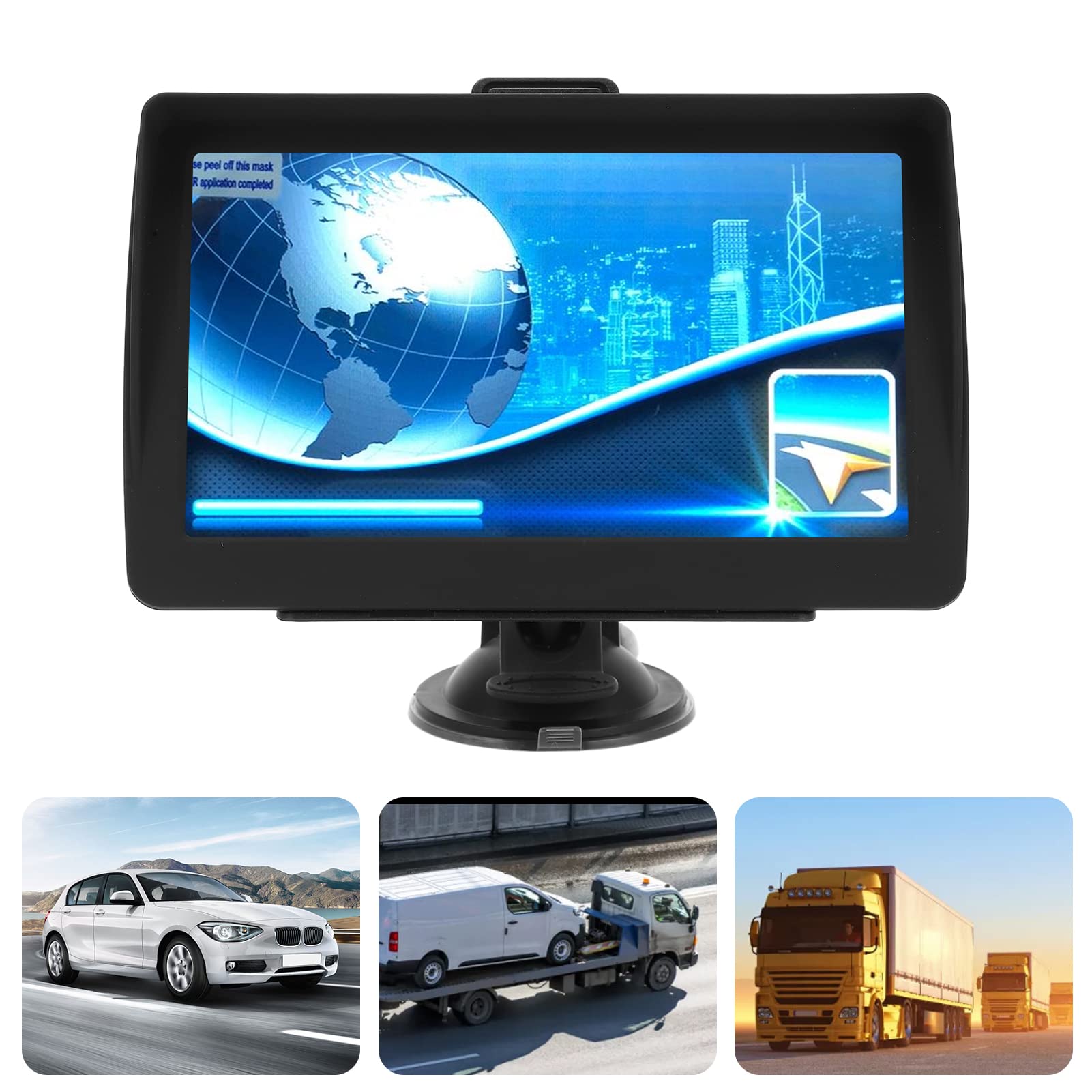 Navigatore per auto, comandi vocali Navigazione GPS portatile touch screen 7 pollici per camion