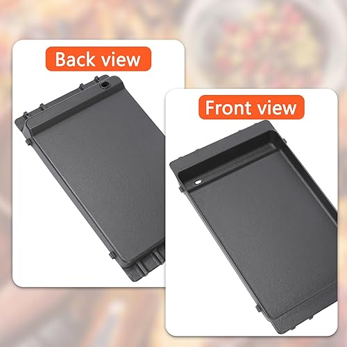Miniatura 6 de QuliMetal Parrilla de hierro fundido para Weber Genesis II 400 y Genesis II LX 400 Series parrillas de gas, placa superior plana para Weber Genesis