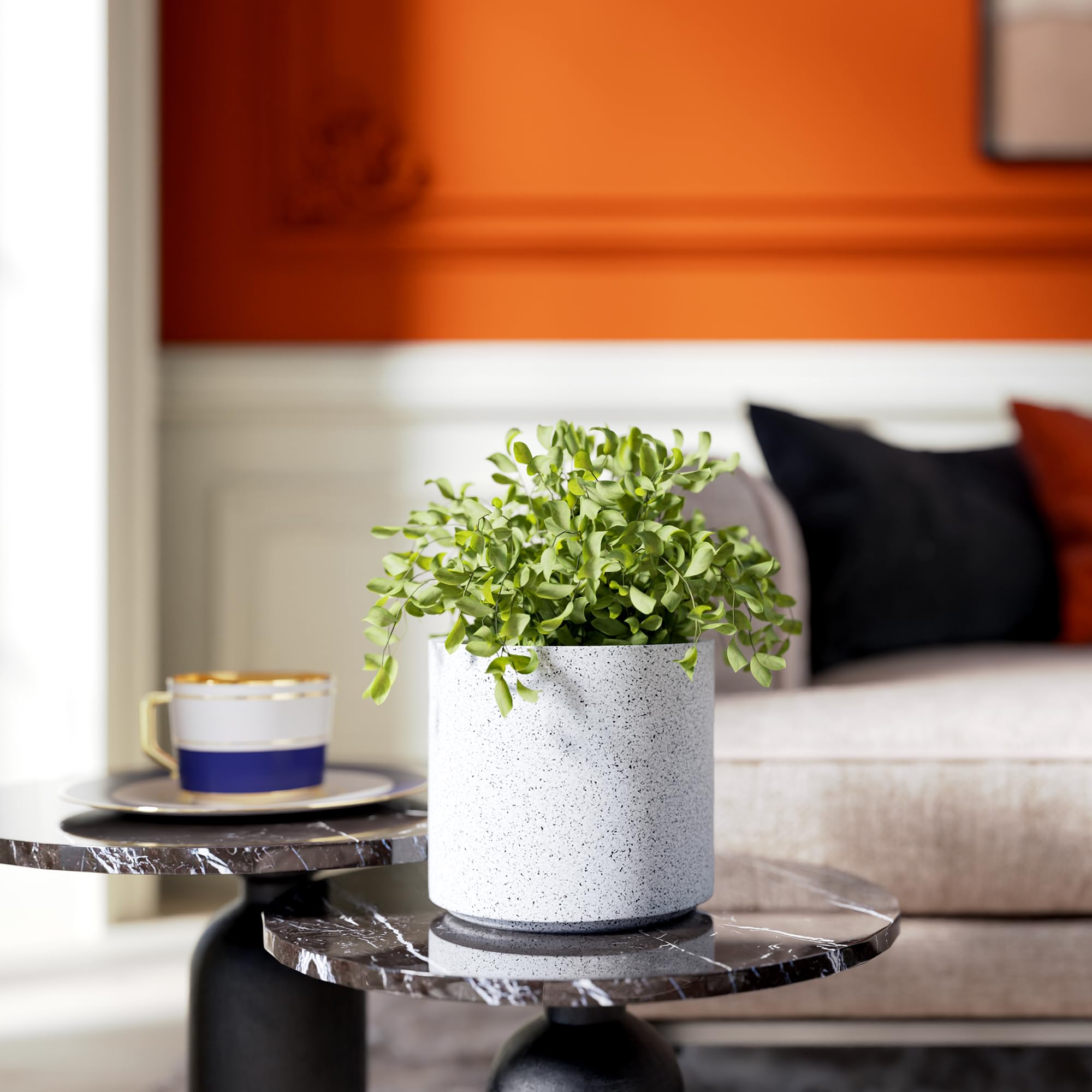 YUCCABE Fox Planter - Durable Outdoor Flower Pots -17