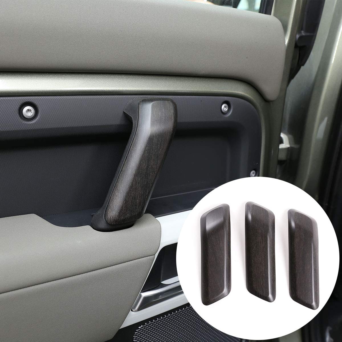 Garniture de porte chêne Defender : protégez vos poignées 110 90
