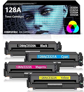 128a Toner Cartuchos de reposição de alto rendimento para HP CE320A CE321A CE322A CE323A Para LaserJet CM1415fnw CP1525NW CP1523N CP1522N Para Laser Pro Cp1525NW CM1