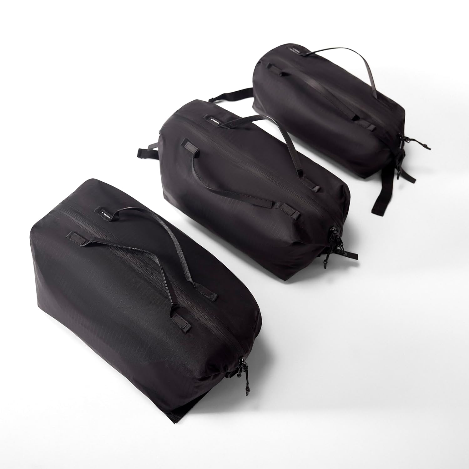 TRAVEL LIKES ME Travel Organizer – Bags for Essentials, Packing Cubes, Compression Pouches, Garment Organizers, Storage Kit for Travel Accessories & Clothes,Set of 3,Black/white (Black) TRAVEL LIKES ME Travel Organizer – Bags for Essentials, Packing Cubes, Compression Pouches, Garment Organizers, Storage Kit for Travel Accessories & Clothes,Set of 3,Black/white (Black)