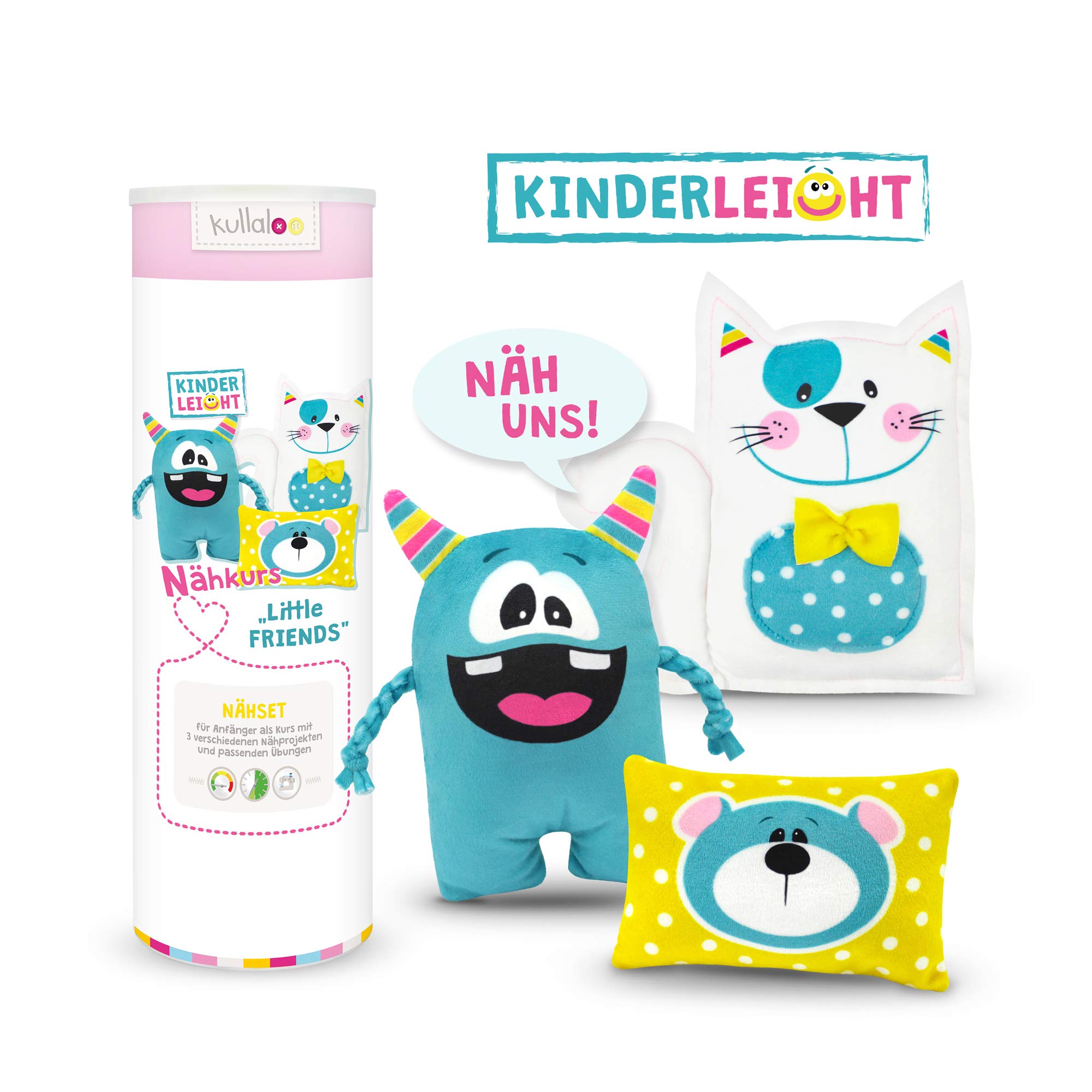 kullaloo KINDERLEICHT - Nähkurs für Anfänger (Kinderleicht Little Friends - Level 1)