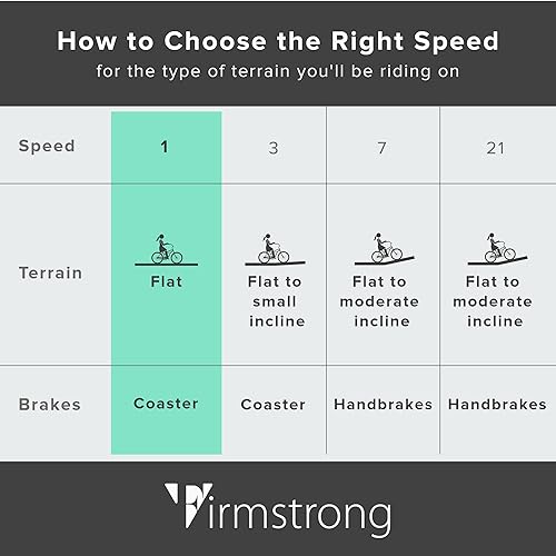 Miniatura 7 de Firmstrong Bicicleta Urban Lady Beach Cruiser (24 pulgadas, 26 pulgadas y eBike)