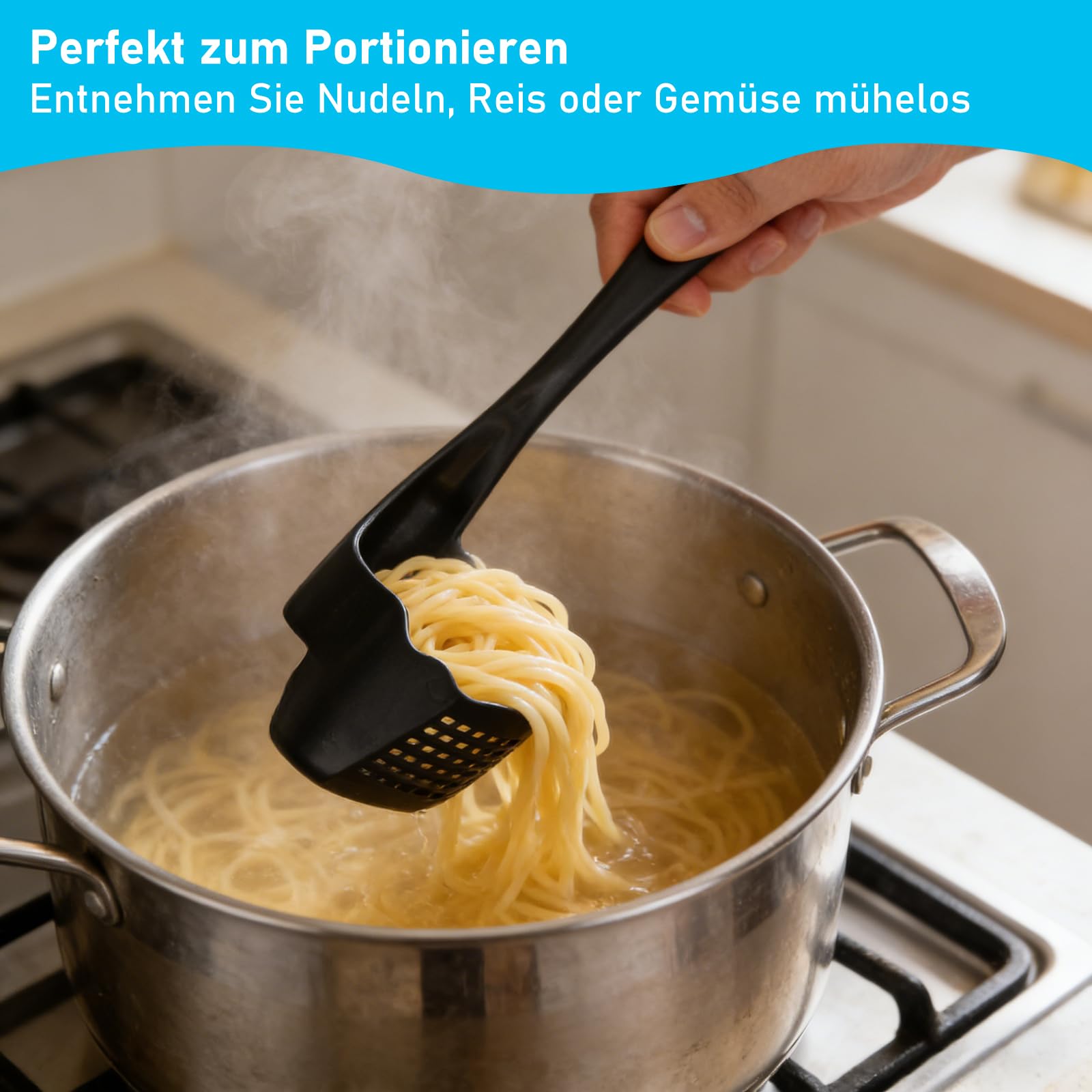 2 Stück Spatel Rotationsspatel, lebensmittelecht, Thermomix TM6 TM5 TM7 | Teigschaber für Vorwerk Küchenmaschine, Kochen & Backen