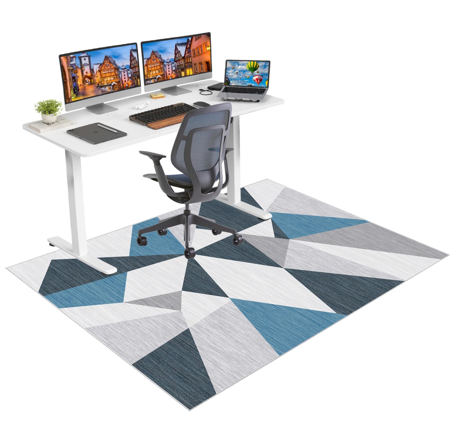 Office Chair Mat for Hardwood Floors Non Slip Computer Desk Chair Mat for Carpet Floor Protector Mat for Rolling Chair Gaming Chair Mat for Carpet Floor Mat for Office Chair Gaming Rug 140 x 180 cm