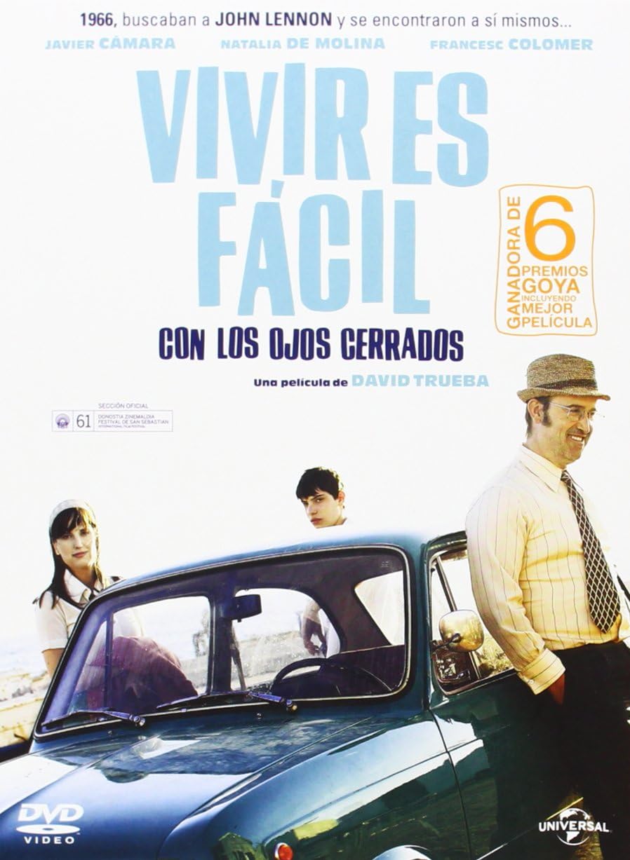 Vivir Es Fácil Con Los Ojos Cerrados (Import Dvd) Francesc Colomer; Javier Cámara - David Trueba