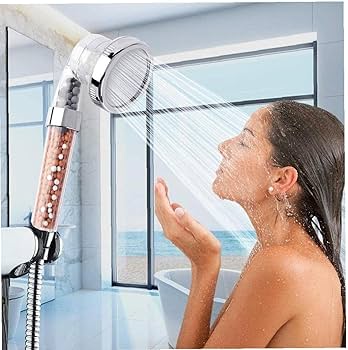 ミネラルシャワー未使用品脱塩素＋ミネラル＋節水効果＋銀添トルマリン界面活性効果 Amazon | ミネラルボールネガティブイオンシャワーフィルターイオン