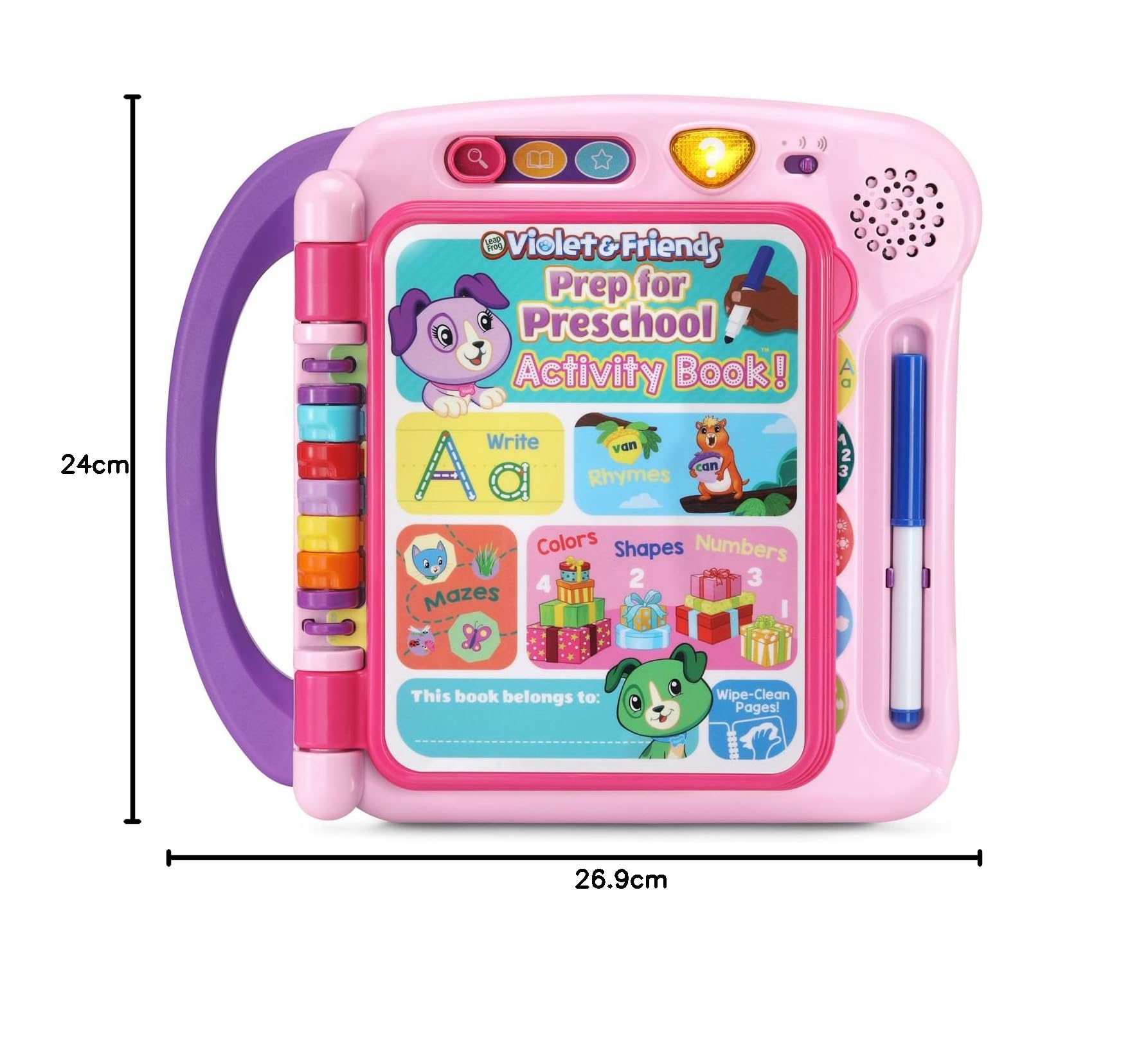 LeapFrog Violet and Friends Livre d'activit s pr scolaires Rose