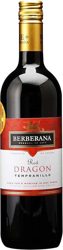 Amazon.co.jp ボデガス ベルベラーナ 赤ワイン テンプラニーリョ ドラゴン ビノ デ ラ ティエラ×2本 [ 赤ワイン