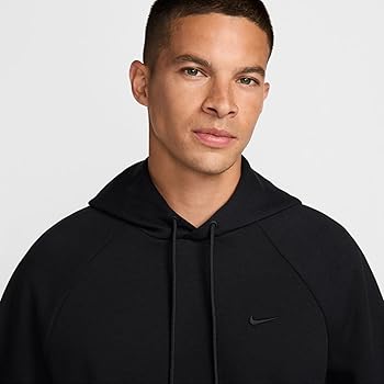 9090 Tech Nylon Pullover　Black　L 黒 Essential Drop-Cut Hoodie Black - Buttery Soft Athletic