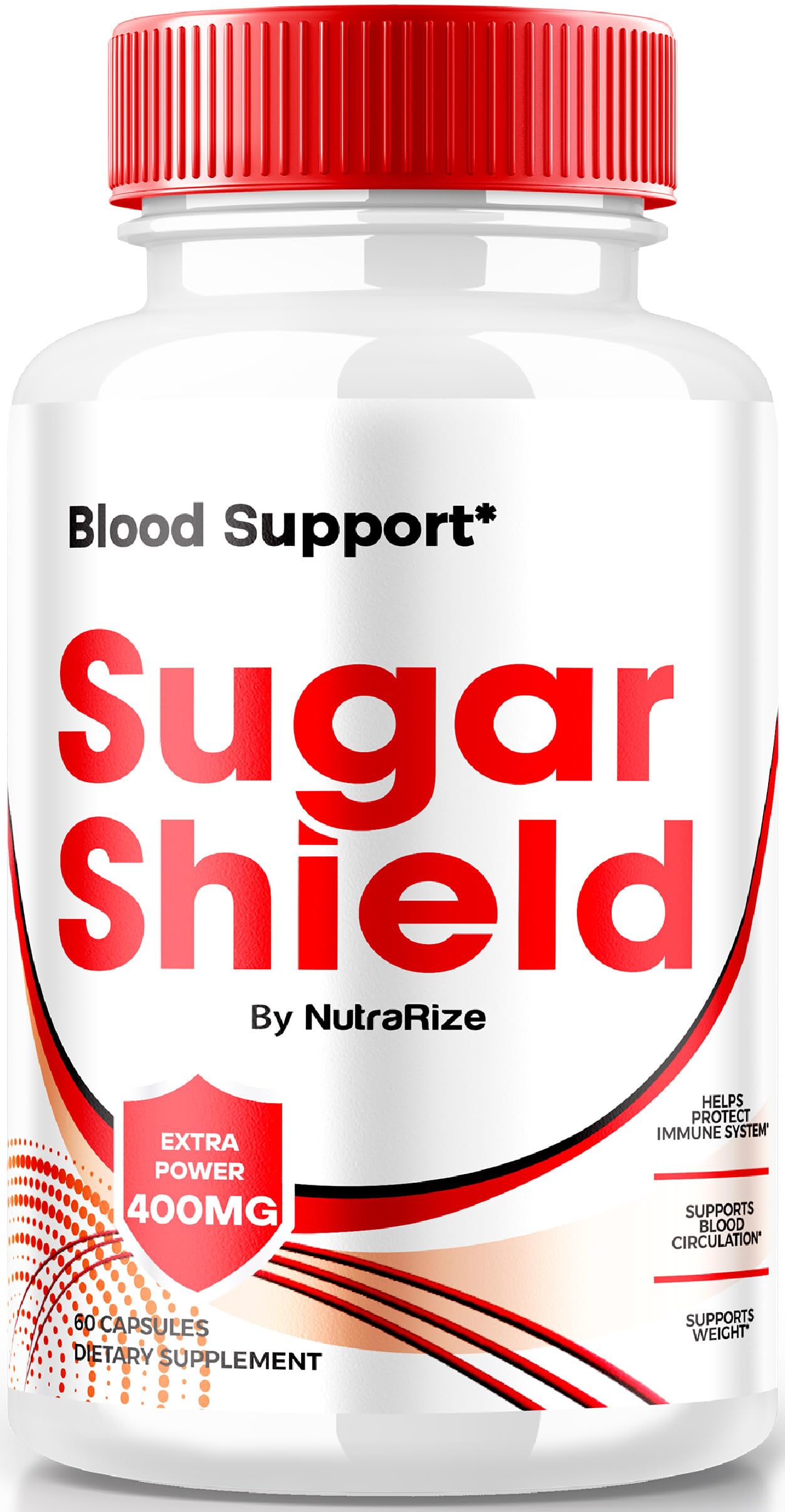Sugar Shield Blood Support Pills, Maximum Strength Formula, Sugar Shield Capsules, Natural Blood Blend Complex, Sugar Shield Reviews (60 Capsules)