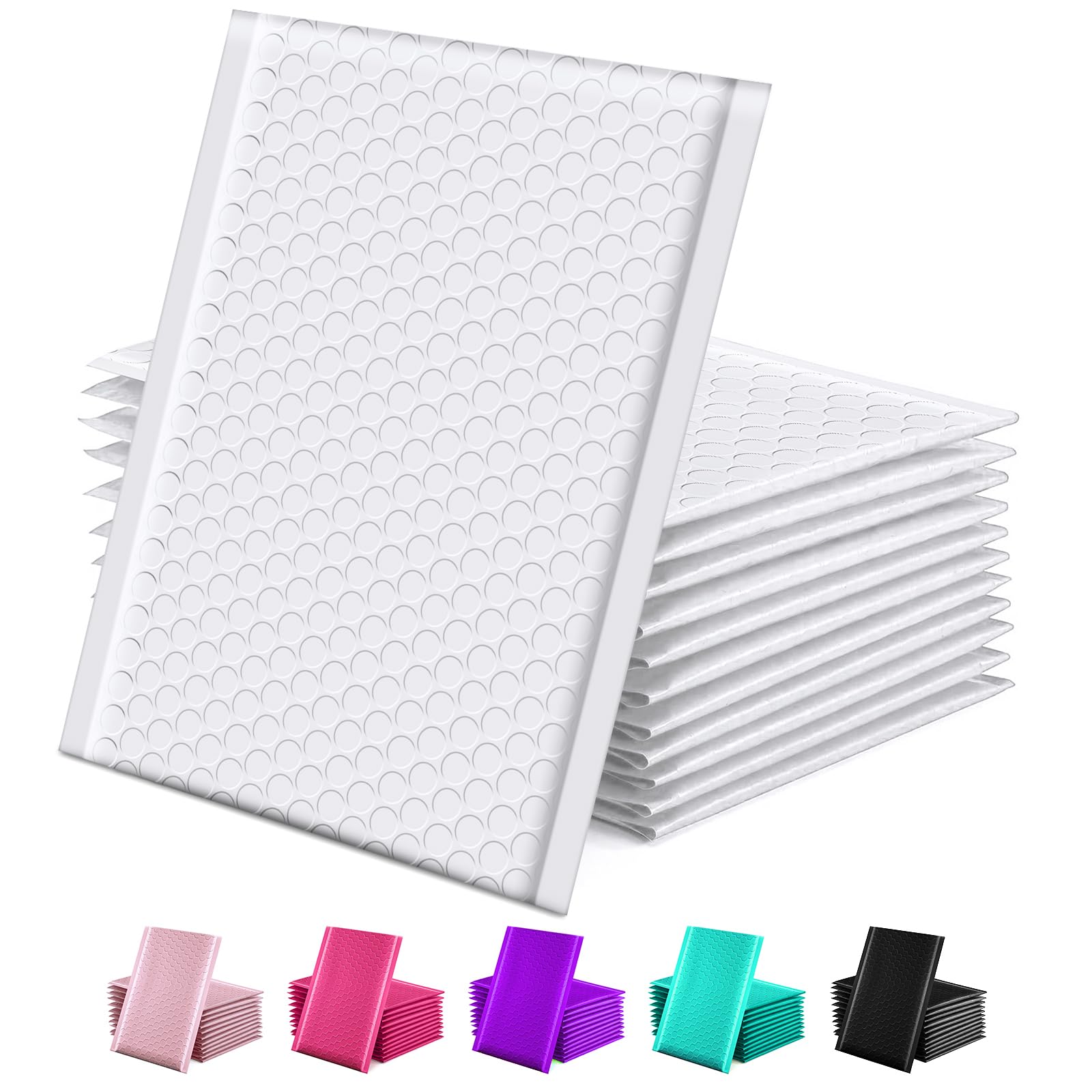 GSSUSA Bubble Mailers 6x10 100 Pack White Padded Envelopes Small Packaging Mailing Envelope Bags Bubble Mailer Shipping Bag Bulk Pack Self Seal Package Mail Packing Business SuppliesGlobal Recycled StandardGlobal Recycled StandardGlobal Recycled Standard