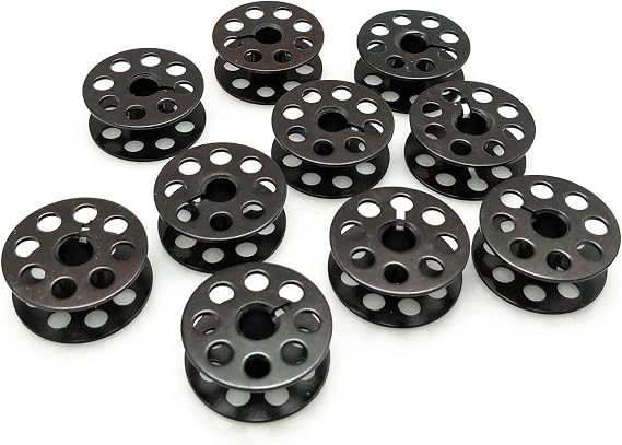YEQIN 10Pcs M Size Bobbins #18034 for Industrial Sewing Machine