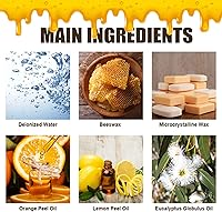 Vista 5 de Spray de cera de abejas, spray de cera de abeja micromolecularizada natural, cera de abejas para muebles, pulido original de cera de abejas