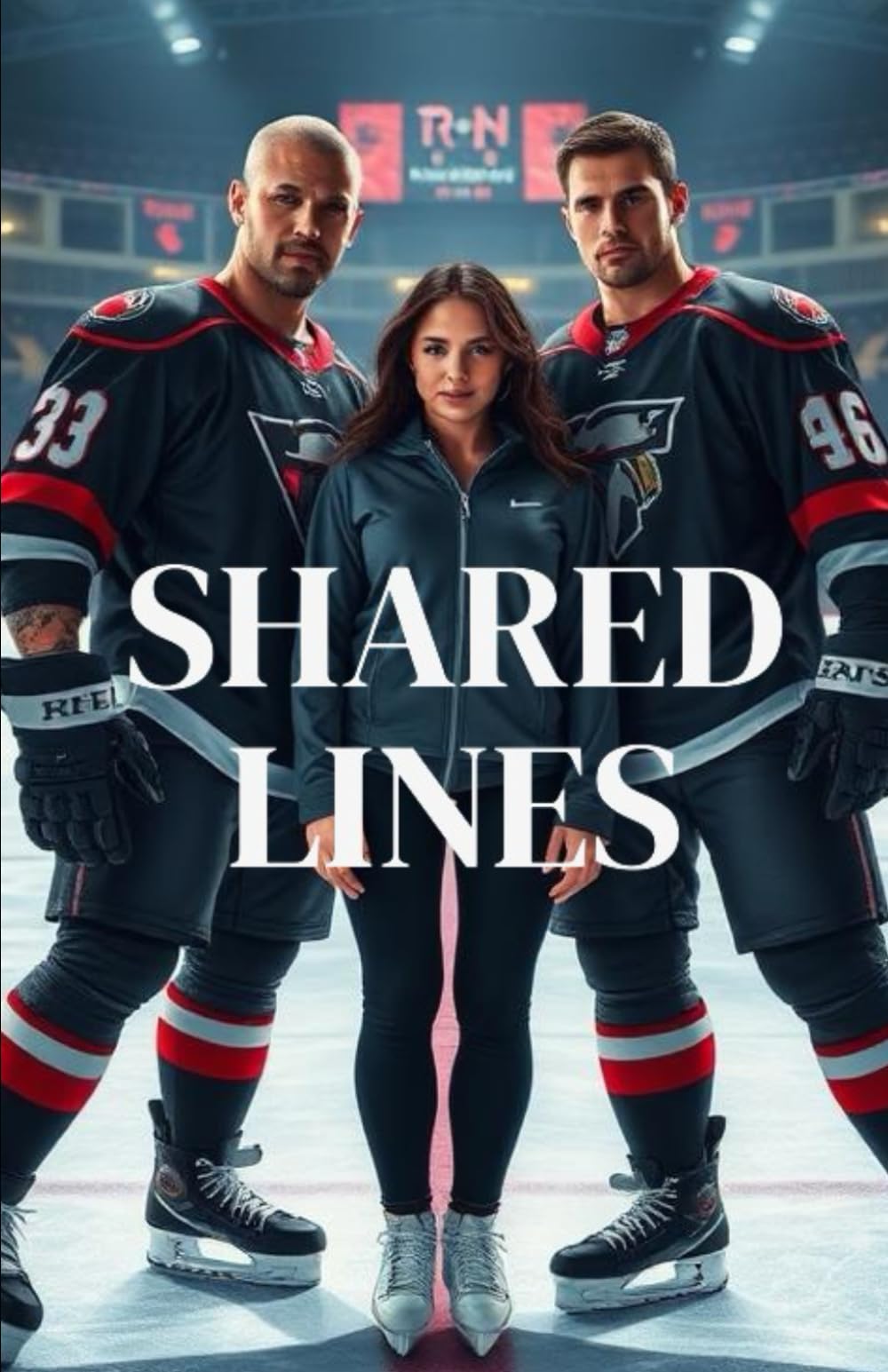 SHARED LINES: A High-Heat MMF Hockey Romance of Rivalry, Power, and Forbidden Desire (Triple Heat: MMM & MMF Poly Sports Romance Series)