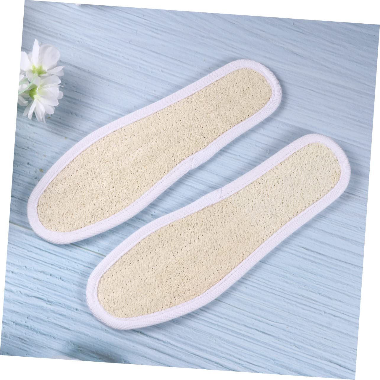 FRCOLOR Deo Kissen 3 Paare Atmungsaktive Einlegesohlen Luffa Schuhpolster Luffa Einlegesohlen Schuheinlagen Für Die Fußpflege Geruchshemmende Kisseneinlagen Sohleneinlagen
