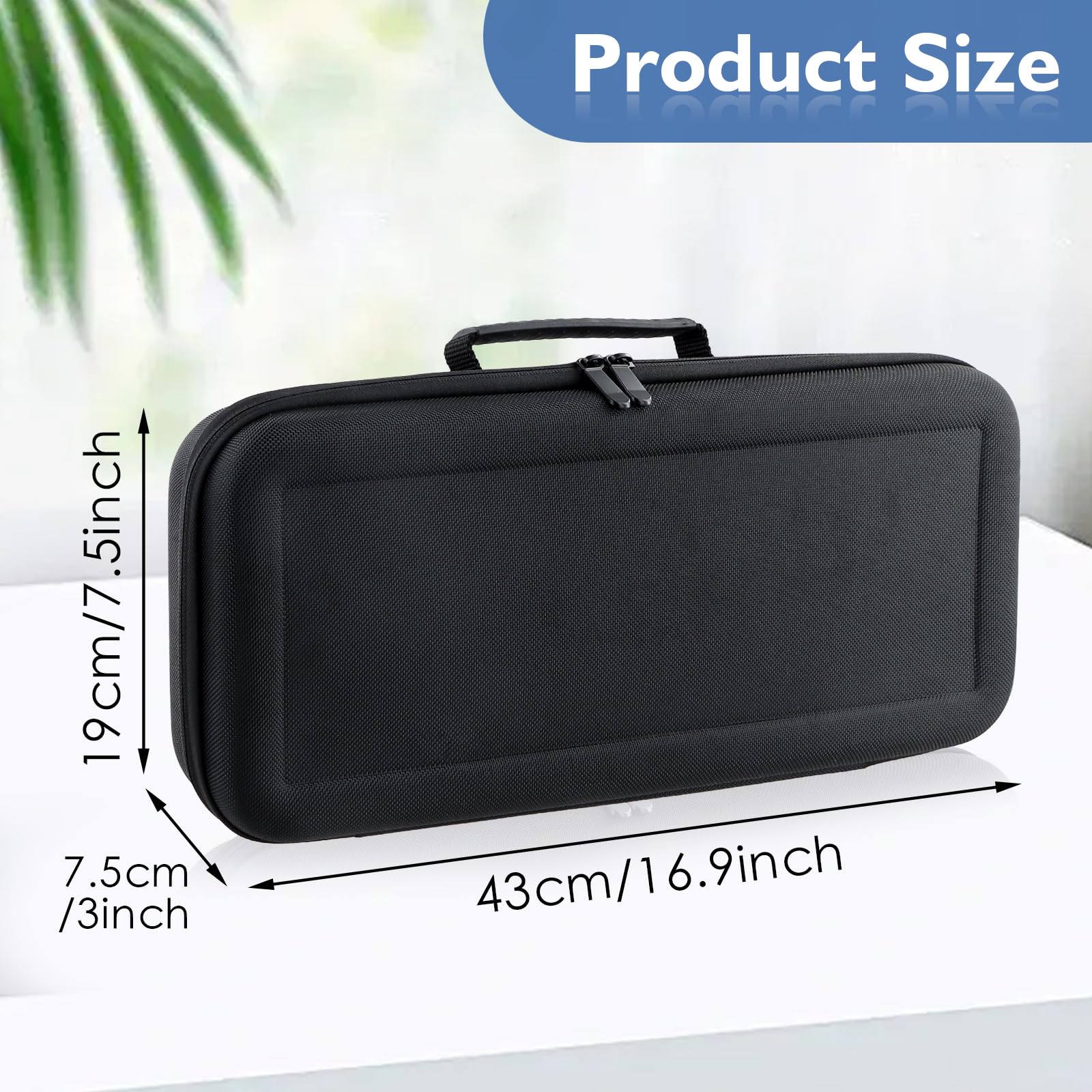 Dokeno Sac de Voyage Compatible avec Dyson Airstrait HT01, Étui de Rangement Portable Étanche, Mallette Rigide Antichoc pour Lisseur Airstrait, Sac de Protection pour Sèche-Cheveux et Accessoires