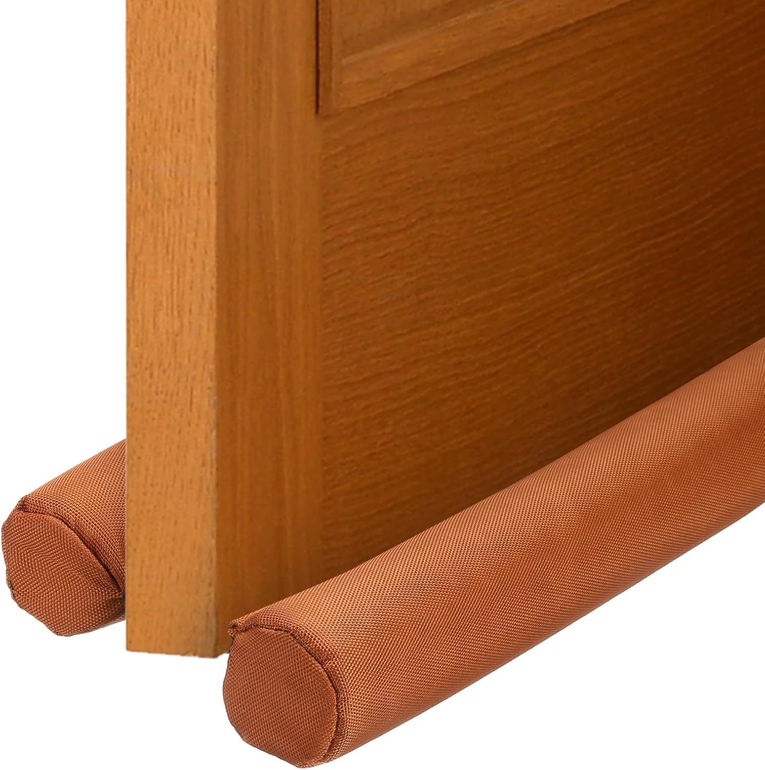 uxcell Under Door Draft Stopper, 1 Pcs Adjustable Door Blocker Noise Stopper Windproof Bottom Door Gap Filler Fits 30" to 36" Door, Brown