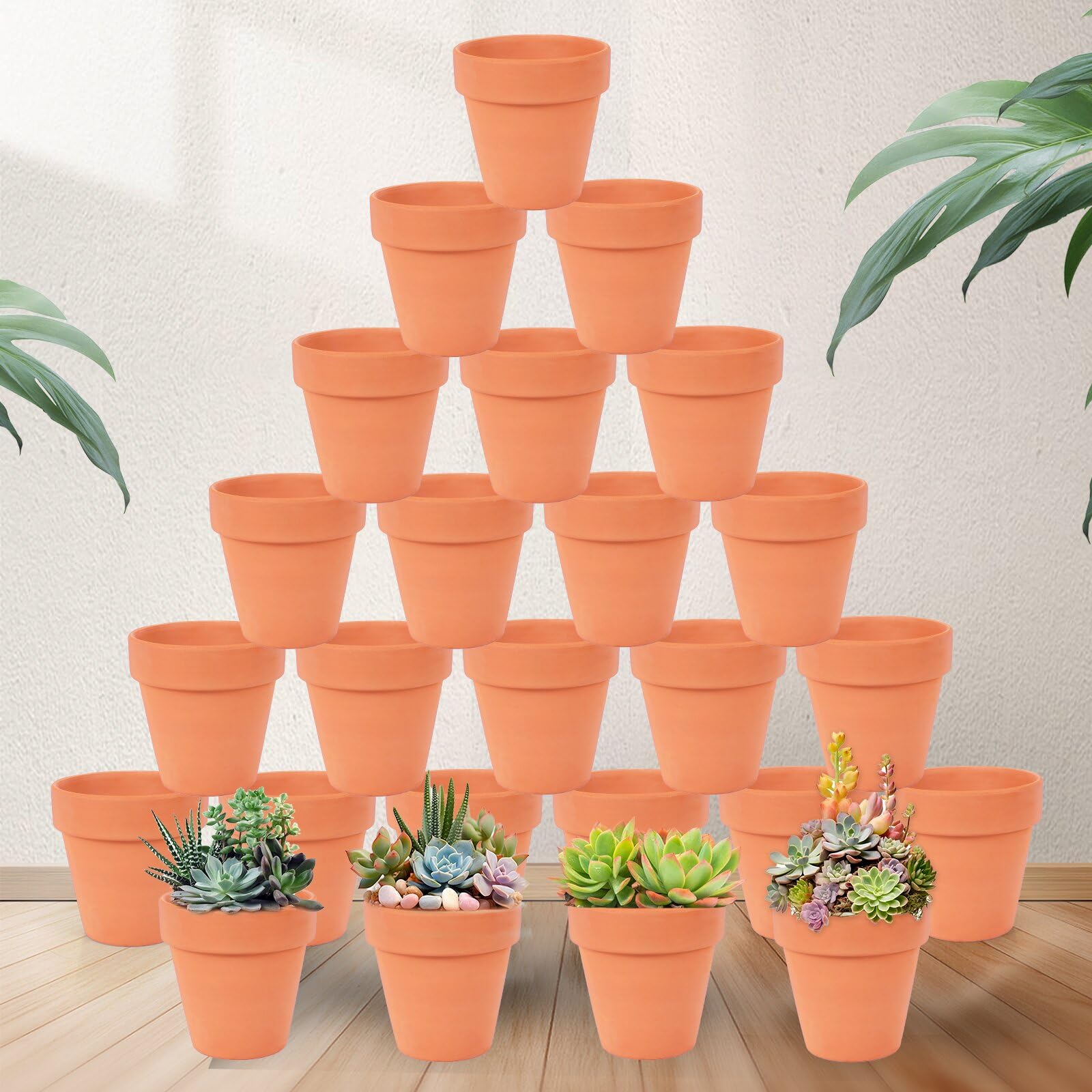 Amazon.com: CUZZME 26 Pack Terra Cotta, 3inch Small Clay