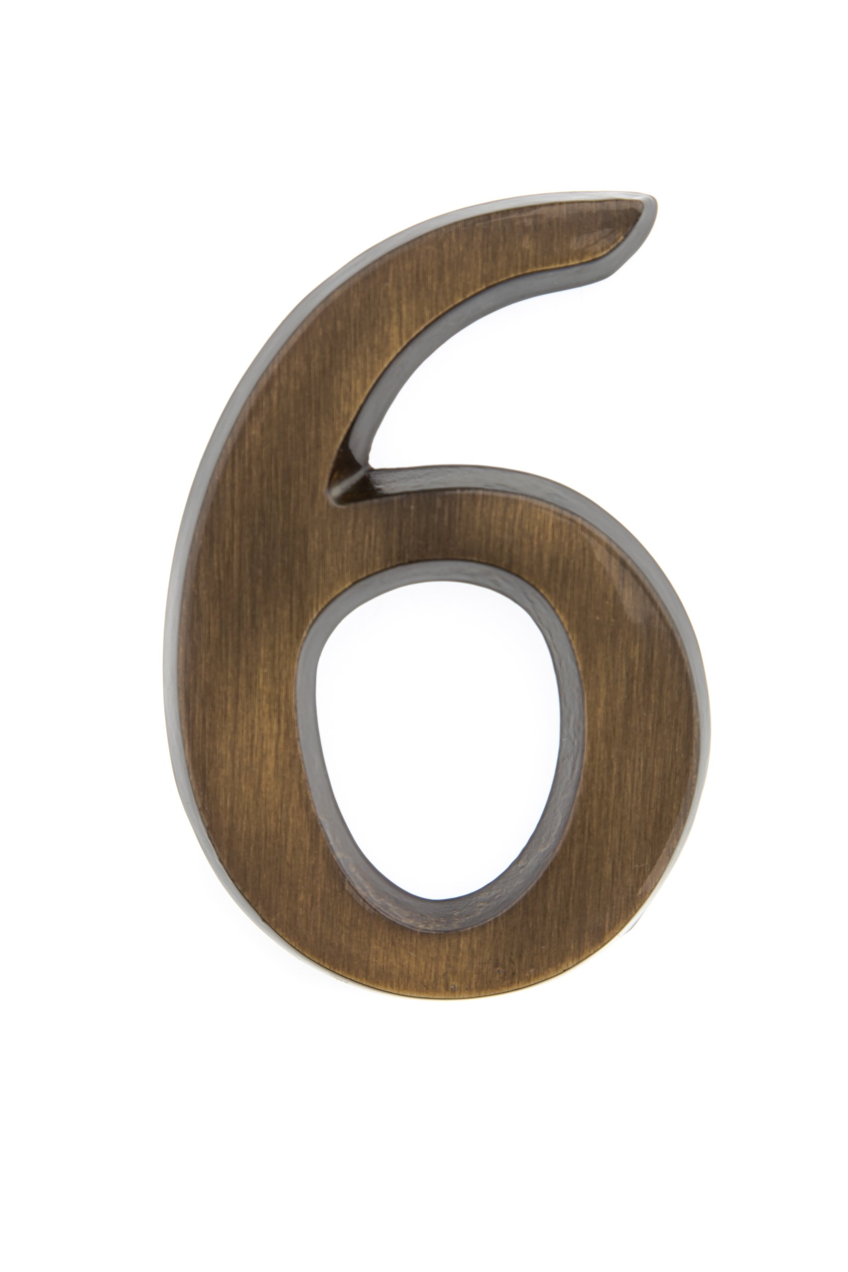 Numero Civico In Ottone L'Artistica Perincioli - Numero 5, 8x6 Cm, Per Esterni Case E Edifici - Foto 6