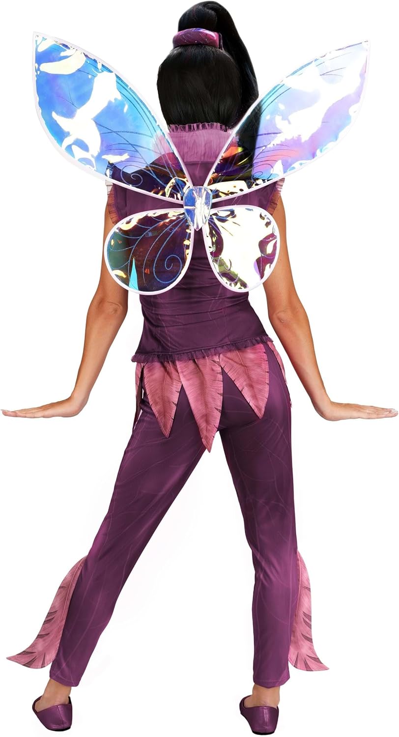 Adult Disney Fairies Vidia Costume for Women - Officially Licensed Fairy Outfit with Shirt, Pants & Wings