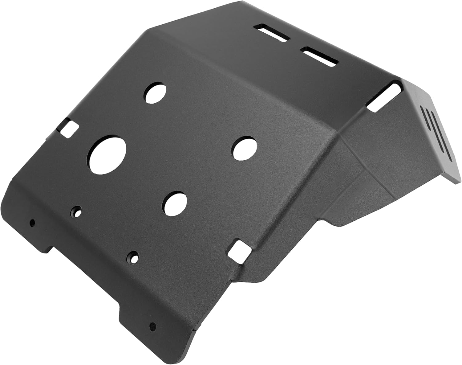 ECOTRIC Black Motorcycle Skid Plate Compatible with 2021-2024 Honda CRF300L CRF 300L Engine Bash Bottom Guard Aluminum Protector 2022 2023