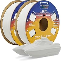 Vista 42 de Filamento de impresora 3D Overture PETG de 0.069 pulgadas con superficie de construcción 3D, bobina de 2.2 libras, precisión dimensional +/- 0.002