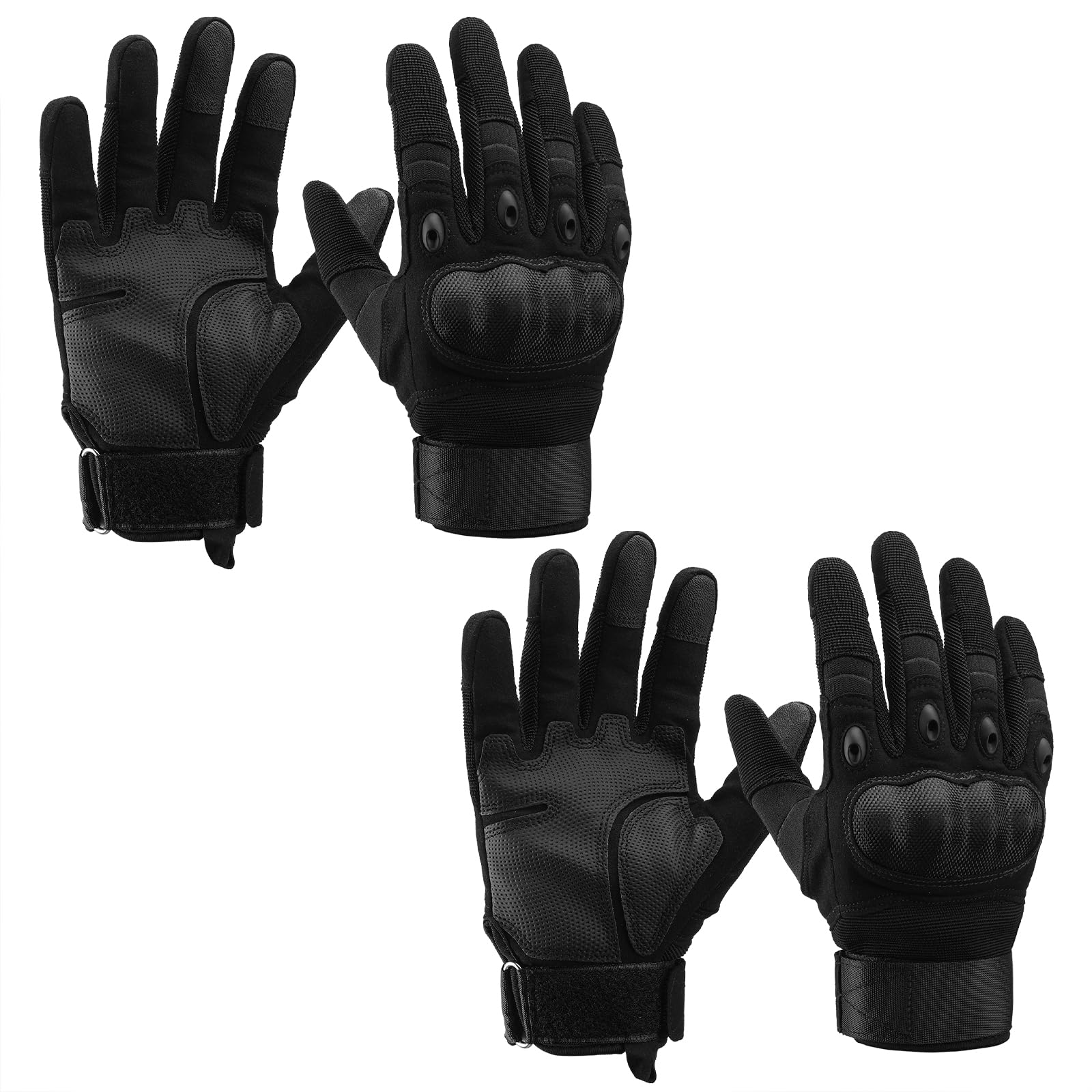 CiertoMotorcycle Gloves for Men and Women: Touch Screen Tactical Gloves with Full Finger Breathable Hard Knuckle & Adjustable Wrist for BMX ATV MTB Riding, Motocross, Road Racing, Cycling, Climbing