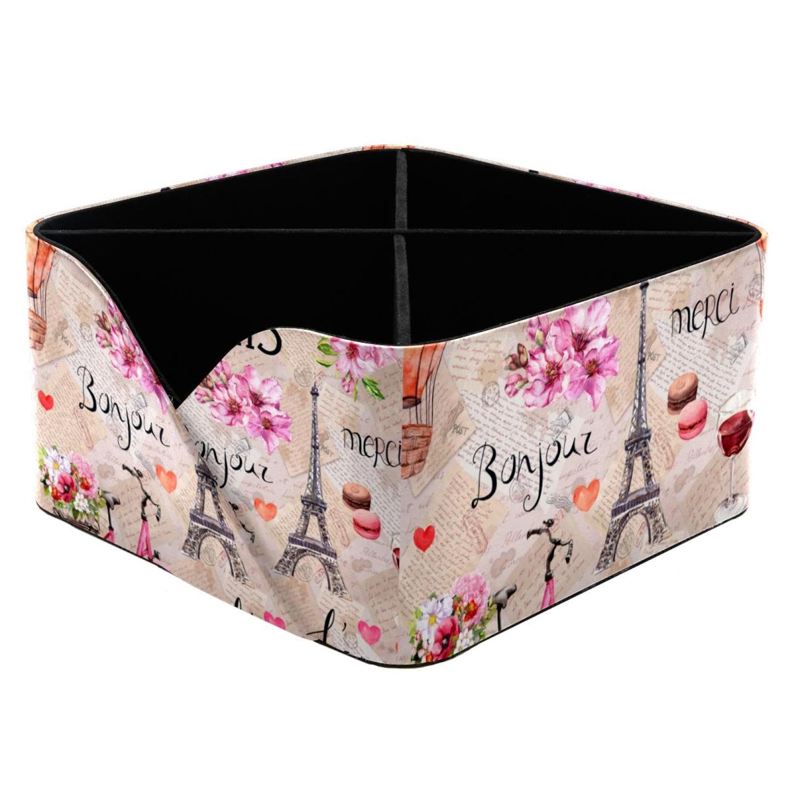Porte-crayons rose et organiseur 4 compartiments contre le désordre