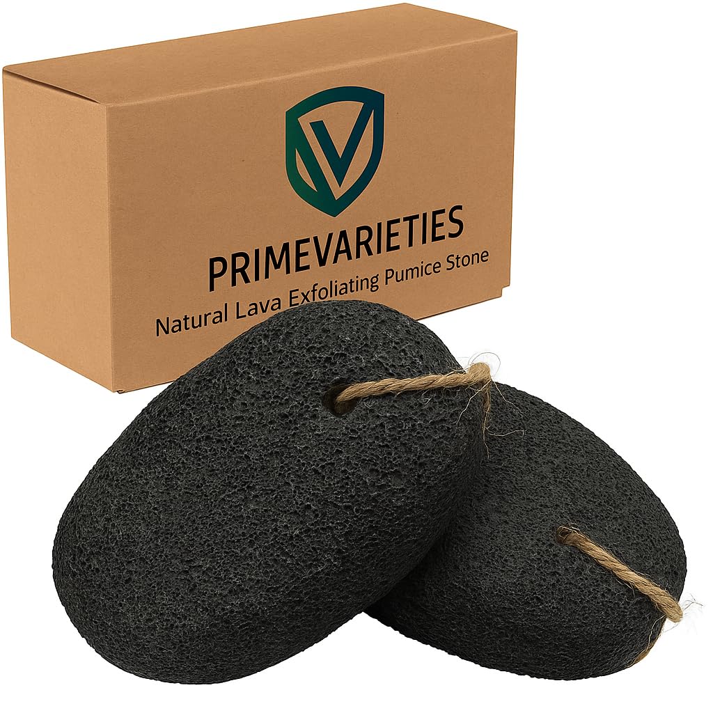 2 pietre pomice naturali, strumenti per pedicure e rimozione calli della pelle dura per piedi e mani, esfoliazione della lima per piedi per rimuovere la pelle morta e calli, 2 pezzi