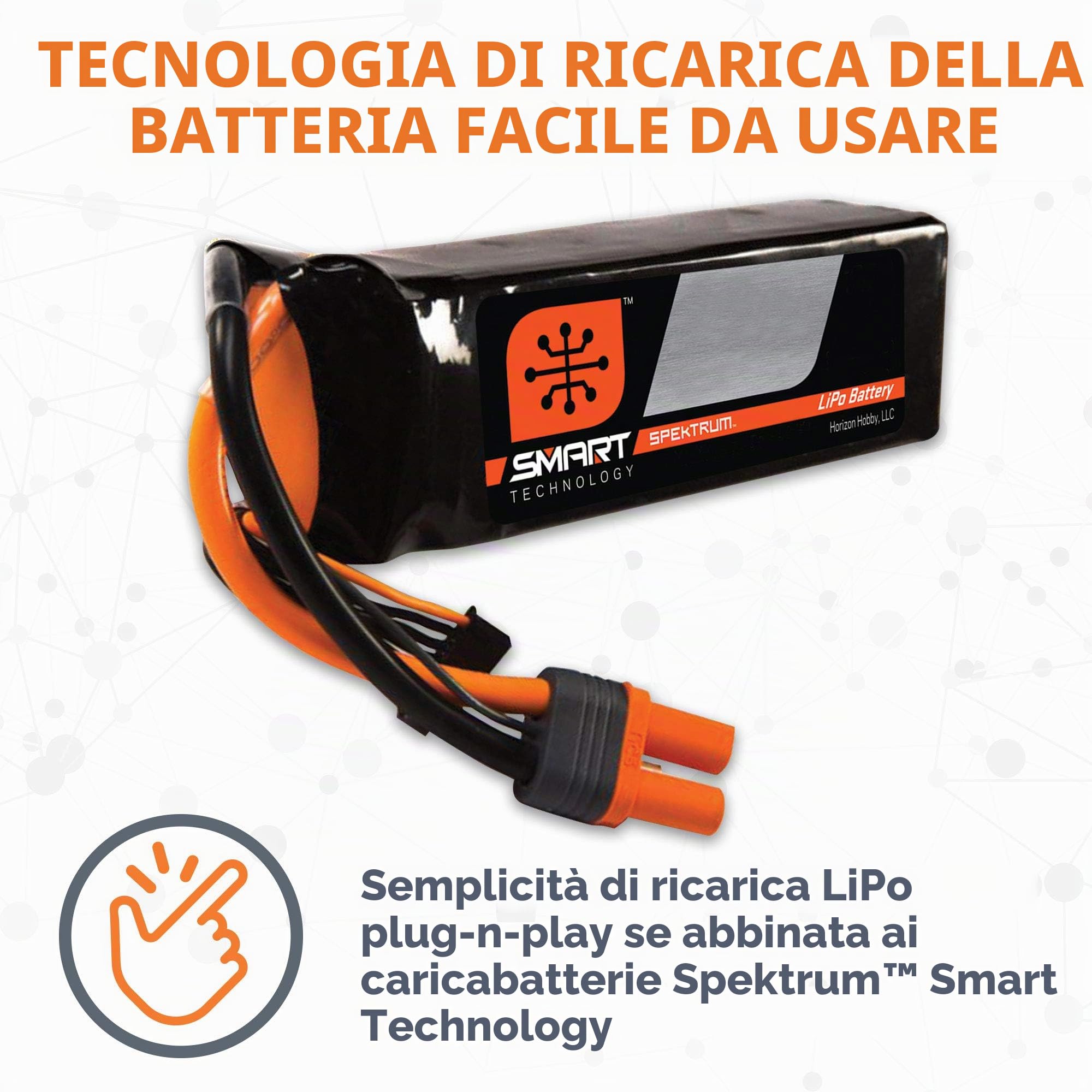 11.1V 3200mAh 3S 30C Smart LiPo: IC3