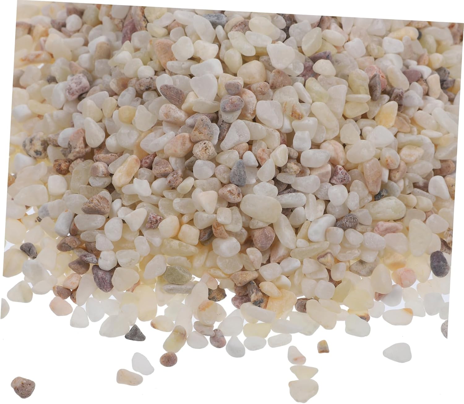 1set Natural Polished Aquarium Gravel for Fish Tank Decorative Substrate for Freshwater Plants Smooth Fish Tank Rocks for Aquatic Decor and Vase Fillers