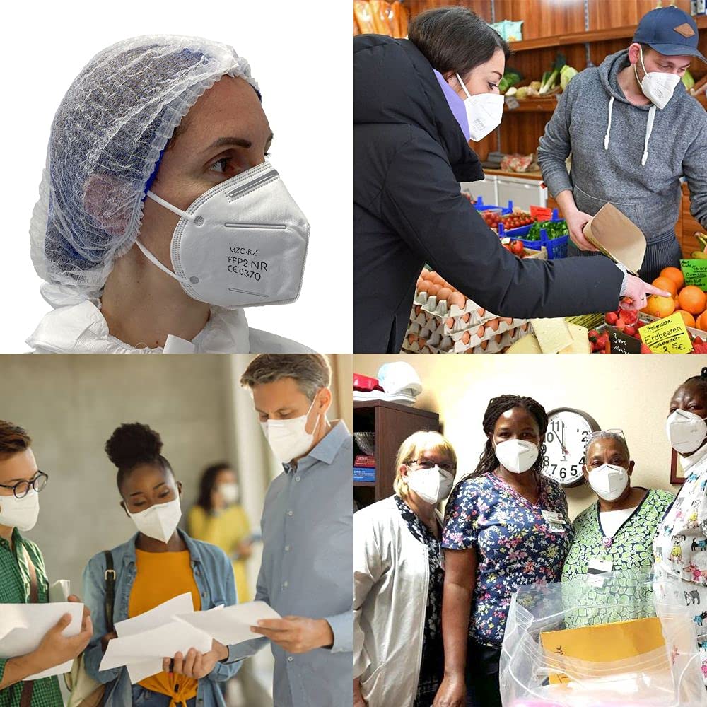 Boite 20 Masques Respiratoires FFP2 NR, Protection Jetable, 5 COUCHES