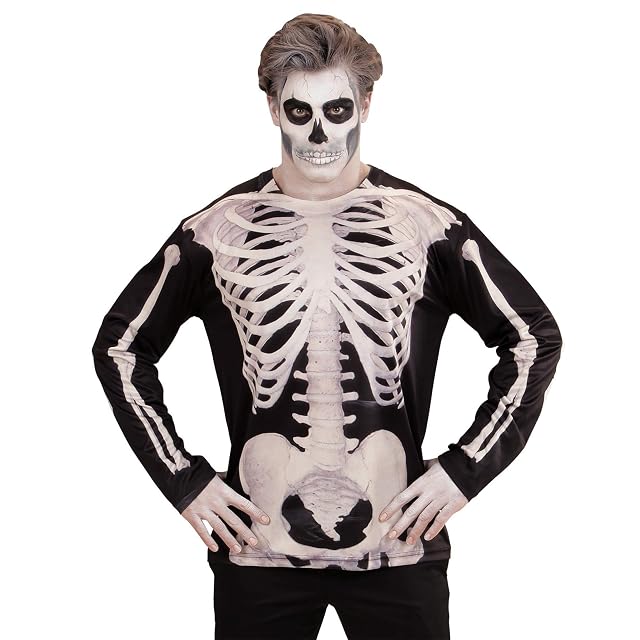 Foto 5 de 6 de W WIDMANN MILANO Party Fashion - Disfraz Esqueleto, Camisa, Disfraces de Carnaval, Halloween