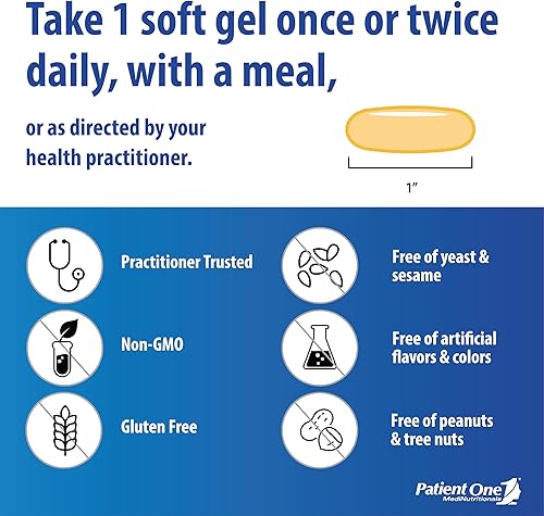 Miniatura 2 de Omega 800  Ácidos grasos omega-3 ultrapuros  Suplemento para la salud cognitiva, articular y cardiovascular*  120 cápsulas blandas