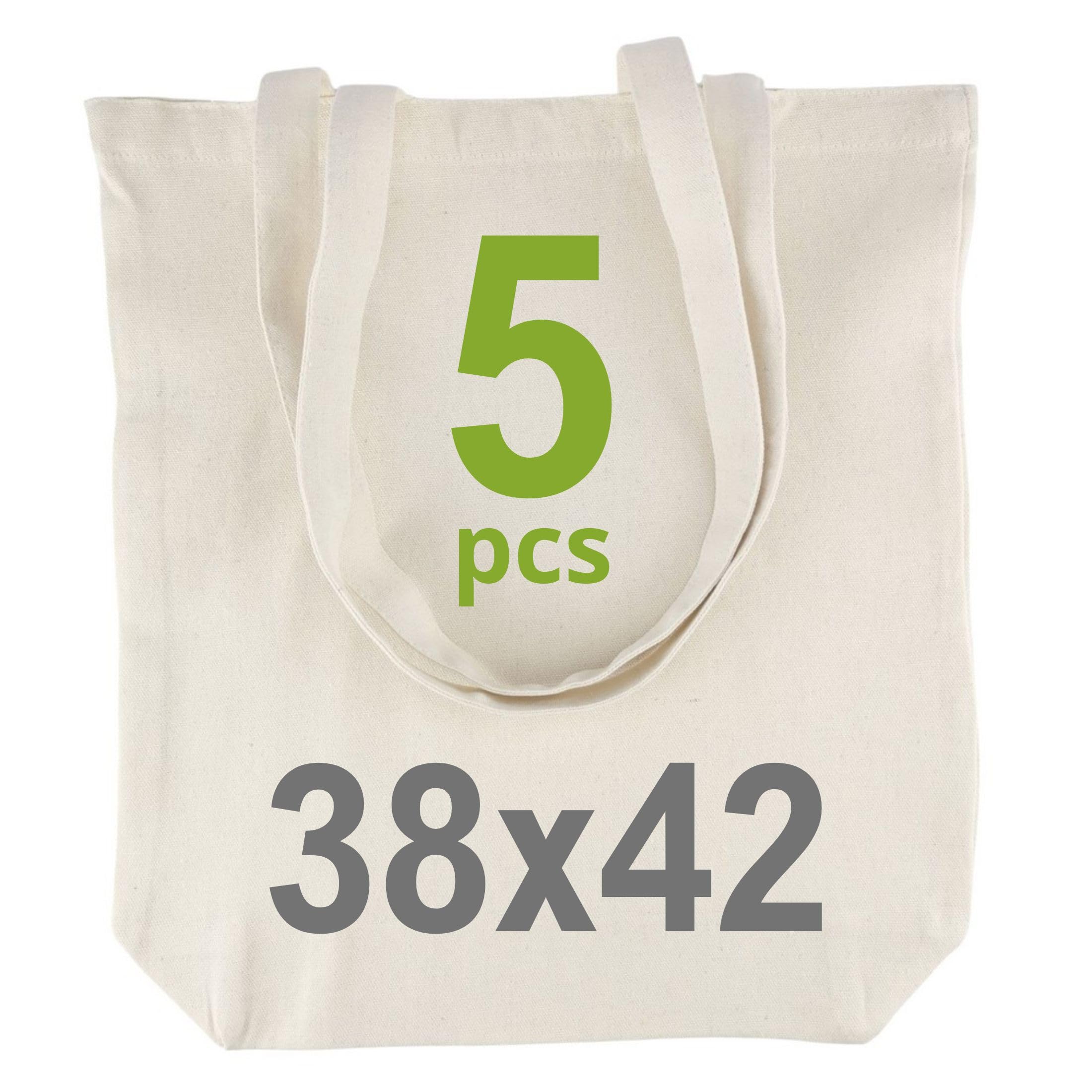 Sac en coton avec fond extensible pour remplacer le plastique lot 5