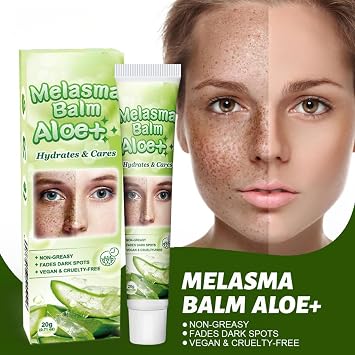 2Pcs Dark Spot Remover for Face & Body, Dark Spot Corrector Aloe Balm, Hyperpigmentation Melasma Cream for Age Spot Sun Spot Freckles, Hydrating & Evens Skin Tone, for All Skin Types